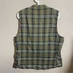 Pikeur Germany Vintage Horse Riding Equestrian Schooling Vest plaid Green Size L Photo 1