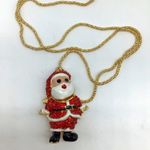 NEW red crystal Santa Claus fashion necklace Photo 5