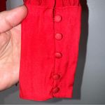 LPA Revolve  red wrap crop top‎ - size XXS Silk Blend CP Photo 6