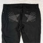 Lee Women’s Classic Fit Black Denim Jean Capri Plus Size 16W Medium Photo 4