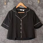 Jason Wu  Womens Pajama Top Short Sleeve Size Small Photo 0