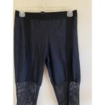 Chromat Classic Black Gender Inclusive Power Fishnet Mesh Running Pants‎ Small Photo 1