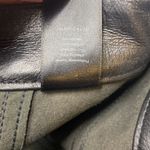 Rag and Bone  JEAN evelyn Lamb Leather Skinny Leg Pants front slits 24 Photo 6