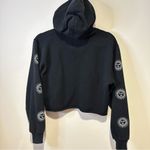 Hollister embroidered sun cropped hoodie sweatshirt size extra small Photo 1