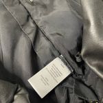 Amur Black Vegan Leather Crop Top *Flawed* Photo 5