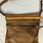 Rebecca Minkoff  Large Brown Pebbled Leather Bucket Tote Purse Boho Minimalist Photo 5