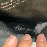 Free People  Sienna Ankle Boot black leather heel square toe size 37 6-6.5 1516 Photo 8