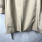 London Fog Khaki Trench Coat Double Breasted Belted Size XL Photo 8