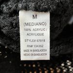 Ambiance Black Textured coat length Sweater with pockets medium Photo 2