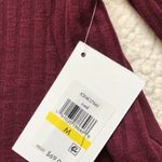 Kensie Blouse Burgundy Ribbed Bell sleeve $70 Top Photo 2