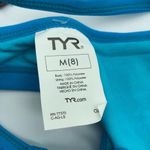 Tyr. Workout Bikini Electro Crosscut Tieback Top Strappy Blue Pink M (8) Photo 2