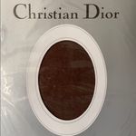 Christian Dior Control Top Ultra Sheer Leg Sandalfoot Pantyhose Size 1 Brown NWT Photo 1