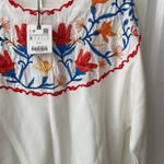 ZARA  floral sweatshirt Photo 2