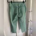 A New Day Green Cream Pull on Side Zjp Cropped Ankle Length Skinny Pants Sz 10 Photo 3