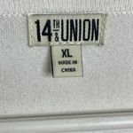 14th & Union Vintage  Size XL White Cardigan Sweater Photo 8