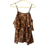 Willow Root Top Blouse Shirt Off Shoulder Women Paisley Size Small Cottagecore Photo 1