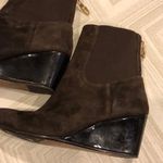 Taryn Rose  Brown Suede Wedge Low Boots Photo 4