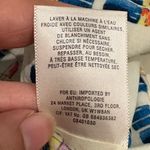 Maeve (Anthropologie) Lipstick Print Halter Blouse - Cream and Blue Size 6 Photo 6