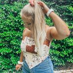 Bandana Tie Top Multiple Size M Photo 4