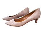 Aquatalia  Women's Suede Leather Pointed Toe‎ Kitten Heels Made in Italy Size 9.5 Photo 4