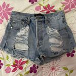 MINKPINK Distressed High Waisted Shorts Photo 0
