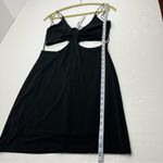 Alice + Olivia  Womens Black Havana Cutout Mini Dress Size 12 Vacation‎ NEW Photo 10
