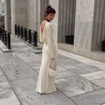 Helsa Angelica Backless Maxi Dress in Ivory Photo 3