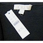 J.Crew NWT Juliette in Black Open-Front Knit Collarless Sweater Blazer XL Photo 1
