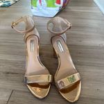 INC  metallic heels Photo 1