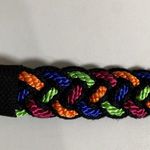 Vintage Statement Belt Braided Womens Colorful 90s Strap Waist Retro Photo 7