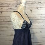 Boutique Navy crocheted beach maxi dress Zach Photo 5