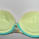 Maaji  Women's M Firefly Timbers Yellow Reversible Swimsuit Bikini Top Underwire Photo 8