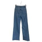 ZARA Super High Rise Baggy Mom Jeans Light Wash Trendy Size 2 Distressed Photo 1