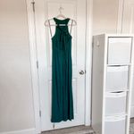Reformation NEW Filippa Halter Neck Maxi Dress Emerald Green Photo 5