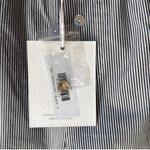 NWT NIA Small The Adnan Pants Pinstriped Black Photo 6