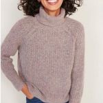 Old Navy  Pink Cowl Neck Sweater Ribbed Knit Photo 0