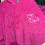 Boys Lie  terry hoodie shorts matching set barbie pink angel logo sweatshirt XS Photo 3