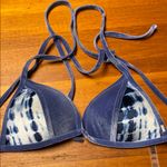 PINK - Victoria's Secret Victoria's Secret Blue Tie-Dye Bikini Top Photo 0