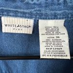 White Stag Vintage  snowman embroidered denim button up size 16W Photo 2