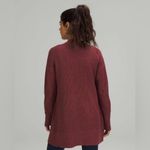 Lululemon  Cashlu Sweater Wrap Cardigan in Heathered Mulled Wine Sz S‎ Photo 1