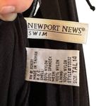 Newport News NEW  Vintage One Piece Black Bathing Suit Swimwear Tal 14 Photo 2