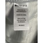 Athleta Jeans Women 8 Sculptek Low Rise Light Wash Denim Fringe Raw Hem Photo 7