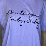 SheIn It’s All Good Baby Baby Purple Short Sleeve Tshirt Size 3XL Photo 2