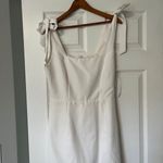 Lulus  White Tie Strap Mini Dress Photo 1