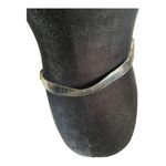 Brighton C6600 Reversible Brown Black Thin Leather Belt Croc Embossed Photo 2