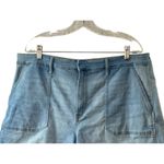 SOFIA by Sofia Vergara AMELIA Jean Shorts Light Rinse High Waist Women's Sz 18 Blue Photo 1