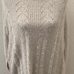Anthropologie Akemi and Kin Rosie pointelle eyelash cape sweater Poncho RARE HTF Photo 0