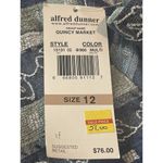 Alfred Dunner "QUINCY MARKET” JACKET BLAZER BLUE/GREEN TEXTILE SIZE 12 NWT Photo 9