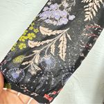 Kimchi Blue  Black Floral Mini Dress Womens 4 Long Sheer Sleeve Boho Casual Photo 3