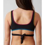 Lucky Brand  Night Dreamer Swimwear Wrap Bikini Top EUC Size M Photo 1